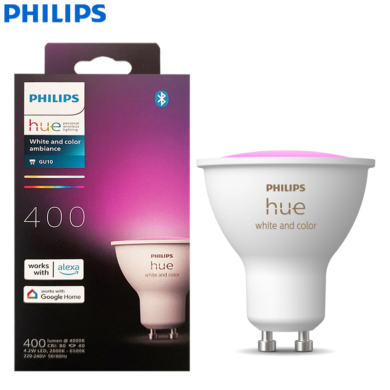 Philips Bulb Hue - Faretto LED intelligente Philips Hue GU10