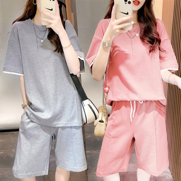 Korean Lifestyle - Pigiama Estivo Casual da Donna Taglie
