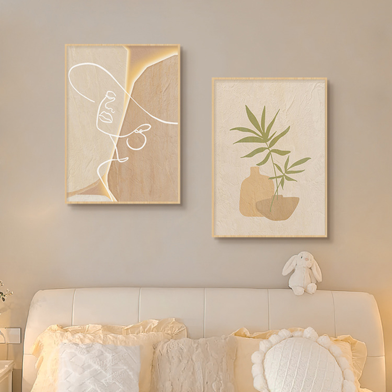 Korean Arts And Lifestyle - Quadro su Tela in Stile Crema