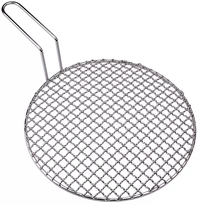 Korean Bbq Grill - Griglia Rotonda in Rete Metallica di