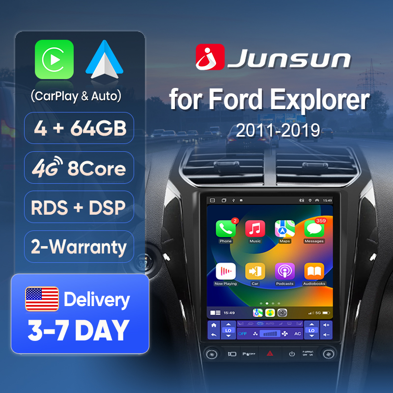 Korean Lifestyle In Hindi - Schermo CarPlay Wireless Junsun per Ford