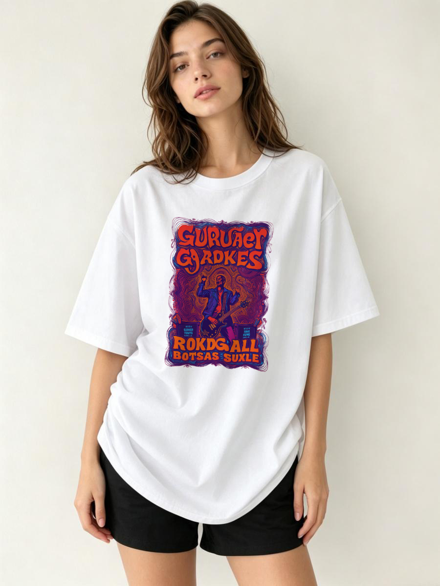 Lifestyle Of Korean - T-shirt estive leggere e traspiranti, basic,