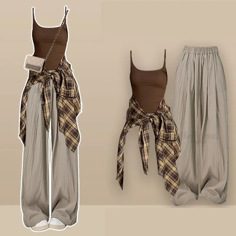 Korean Lifestyle - Completo da donna 3 pezzi casual