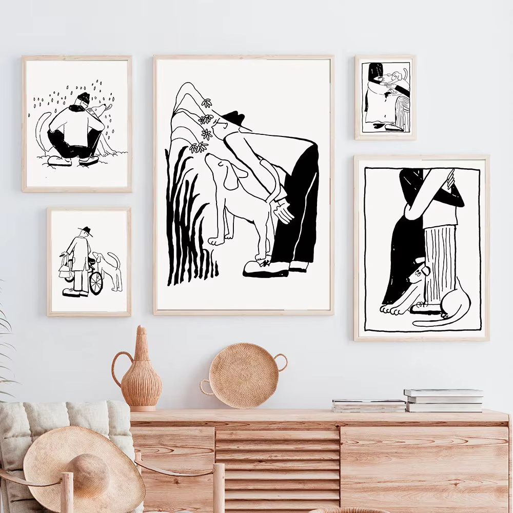 Lifestyle Of Korean - Poster su tela divertente con stile