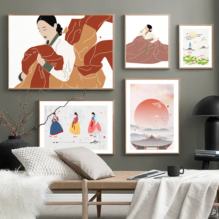 Korean Arts And Lifestyle - Stile coreano Boho Hanbok Ragazza Asiatica