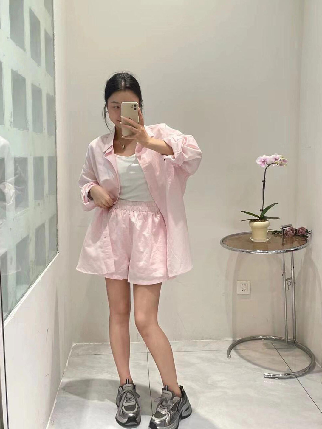 Camicia a maniche lunghe rosa  - Korean Lifestyle recensione e prezzo