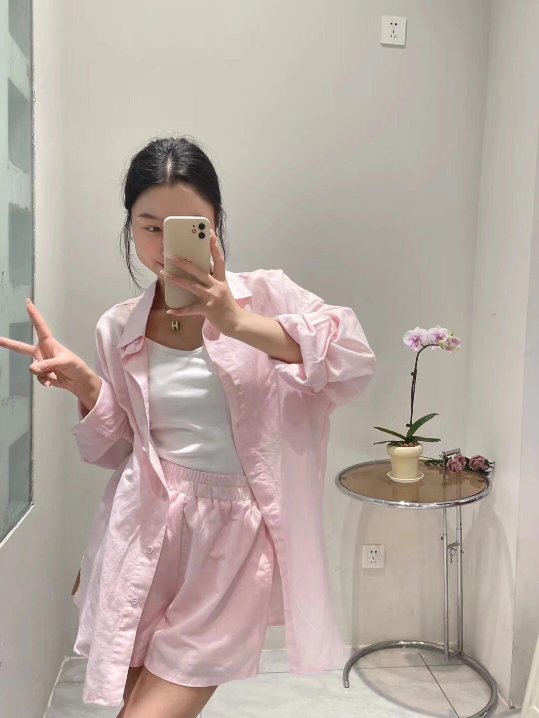 Camicia a maniche lunghe rosa  - Korean Lifestyle recensione e prezzo