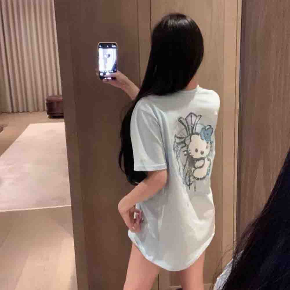 T-shirt da donna con stampa di - Korean Lifestyle recensione e prezzo