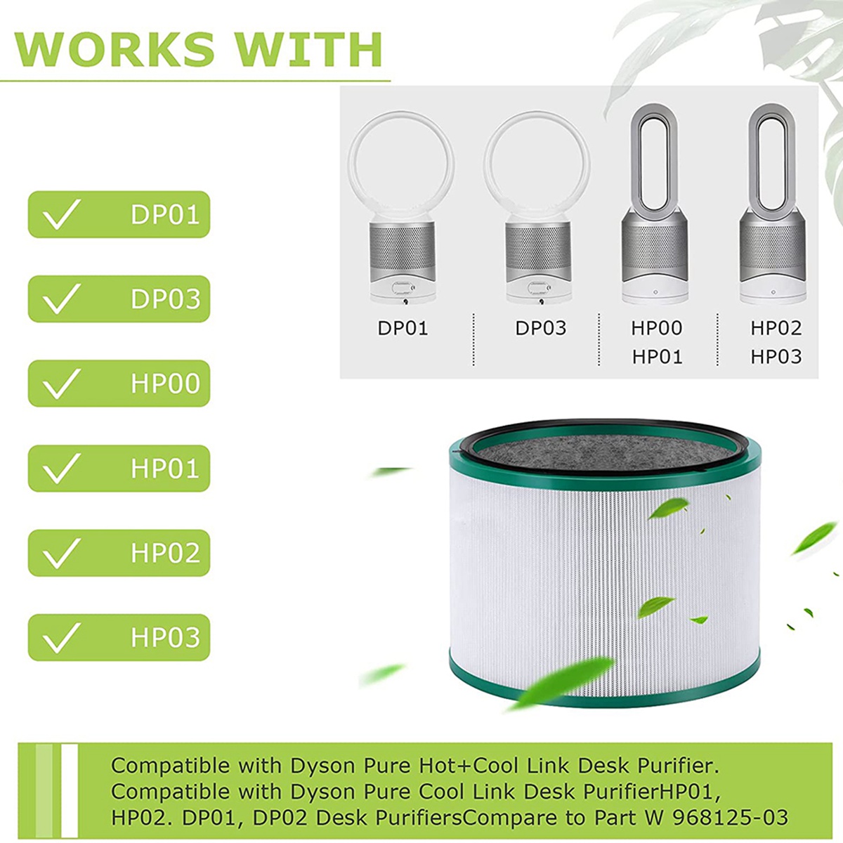 Filtro di Ricambio HGHO per Pu - Dyson Fan Pure Cool recensione e prezzo