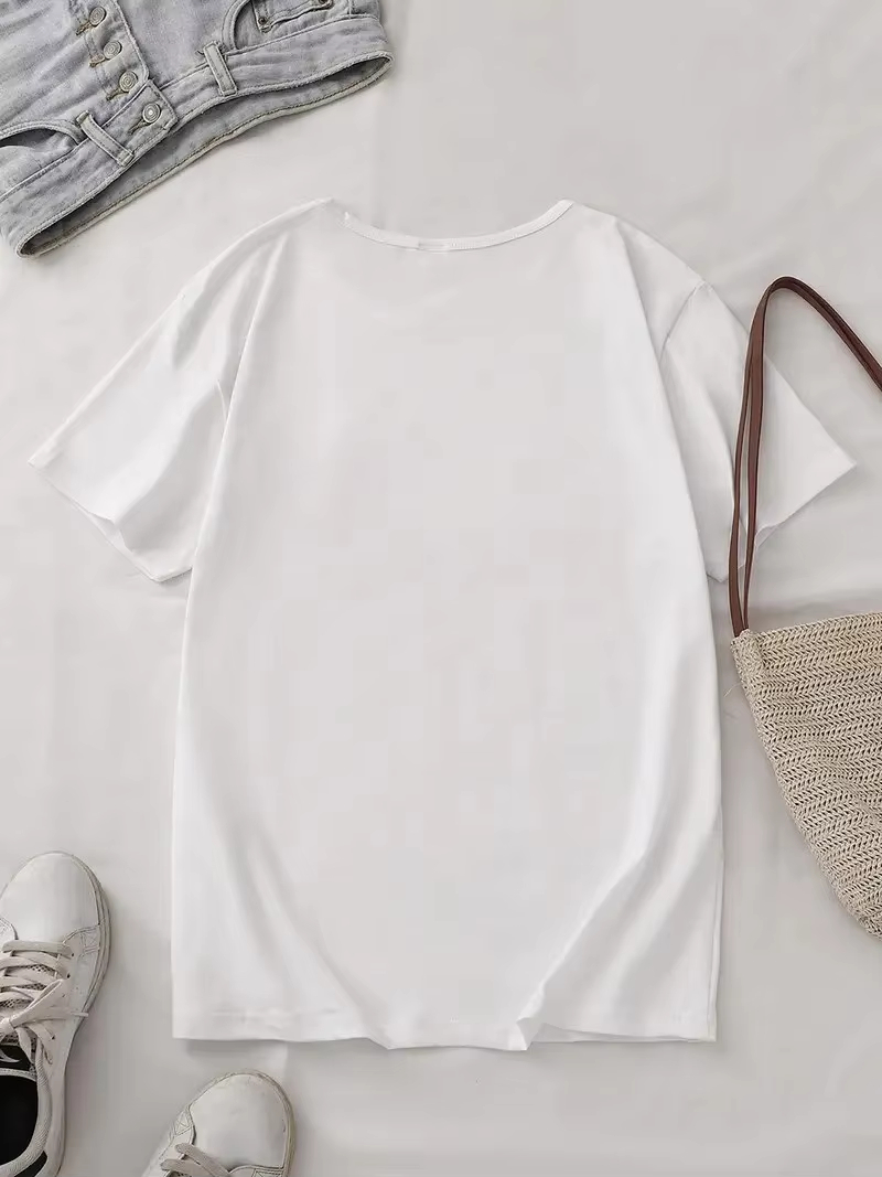 T-shirt da donna con l'illustr - Korean Pants Lifestyle recensione e prezzo
