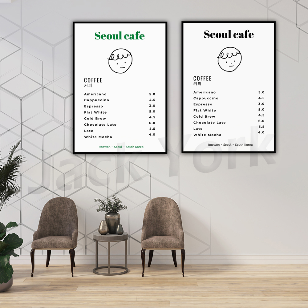 Seoul Cafe Stampa Wall Art Sta - Korean Arts And Lifestyle recensione e prezzo