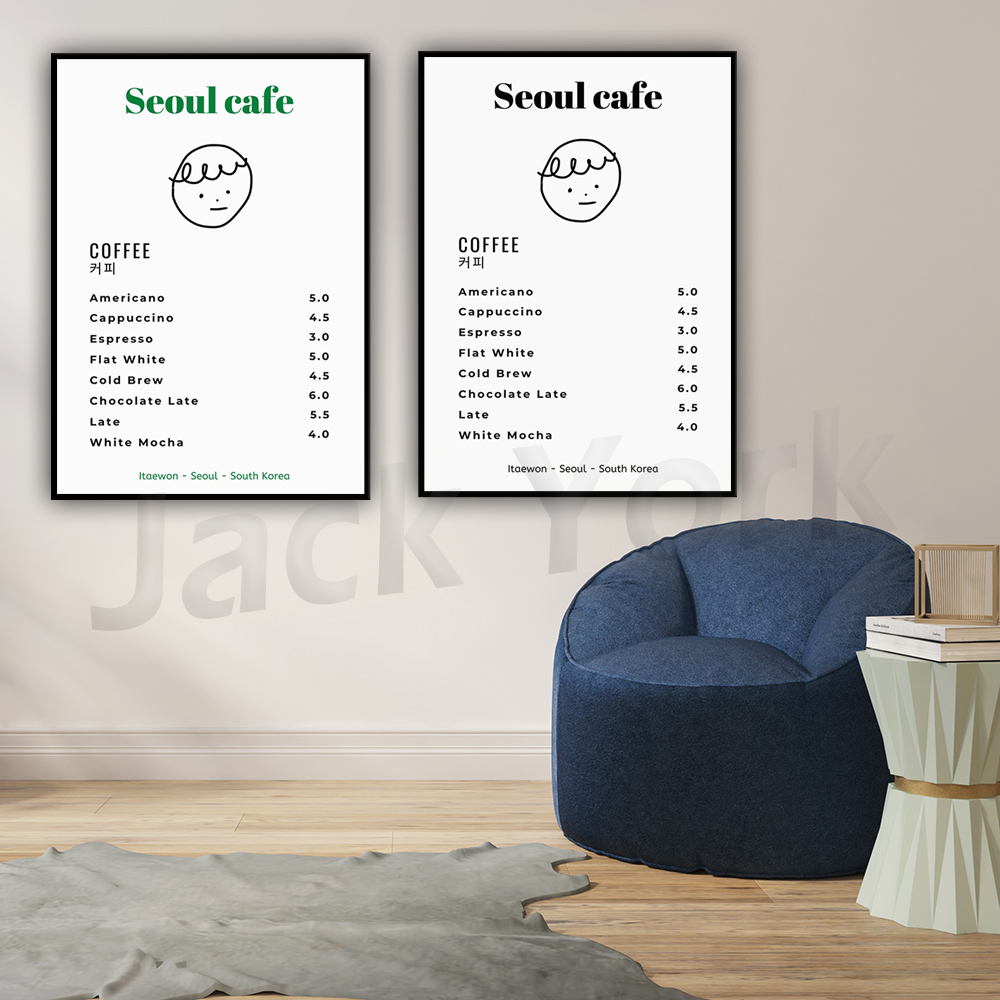 Seoul Cafe Stampa Wall Art Sta - Korean Arts And Lifestyle recensione e prezzo