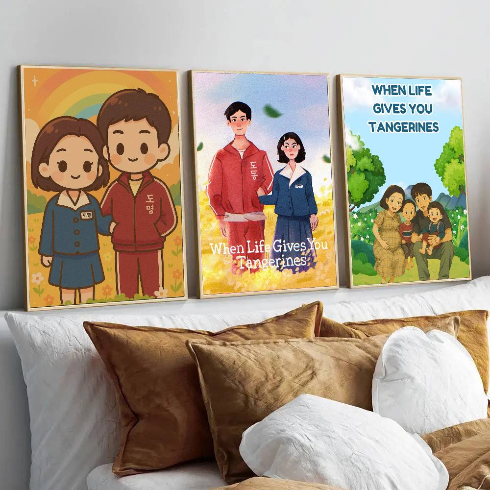 Poster coreani con scritta 'Wh - Korean Arts And Lifestyle recensione e prezzo
